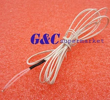 5PCS NEW Reprap NTC 3950 Thermistor 100K+1 Meter wire for 3D Printer Bed Hot End
