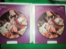 The Ten Commandments CED Videodisc Part 1 And 2