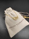 New.DavidYurman 18k Gold Interlocking Double Heart Necklace — photo 2
