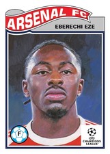 TOPPS LIVING SET UC UEFA 2025 2026 #876 EBERECHI EZE ARSENAL PREORDER