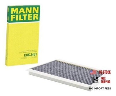 Mann-Filter CUK 3461 Cabin Filter With Activated Charcoal for select Mercedes