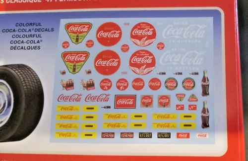 AMT Coca-Cola Decals  1/25 scale Decals only READ DESC Package #50 !!!!!!!!!!!!!