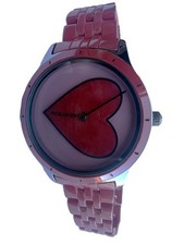 Armitron Johnny Wujek AC1014/SV Women's Red Rotating Heart Dial Fashion Watch