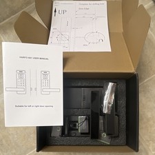 Fingerprint  Keypad Smart Door Lock, Black, Universal Opening