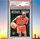 1993 SkyBox Premium - Michael Jordan Center Stage #CS1 PSA 8