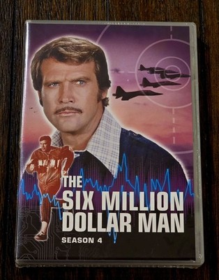 The Six Million Dollar Man – Season 4 DVD – Sealed – 6‑Disc Set
