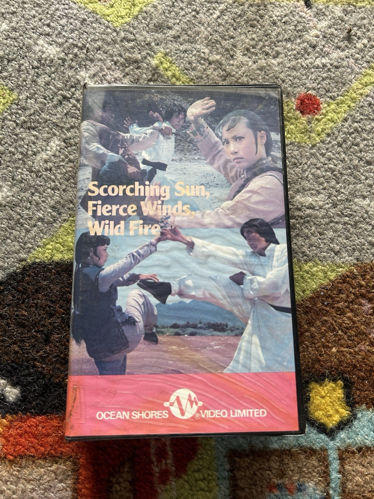 Scorching Sun Fierce Winds Wild Fire Ocean Shores Kung Fu Vhs 1980 Vhs Rare