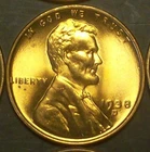 1938-D CHOICE BU - AWESOME LINCOLN WHEAT CENT - GOOD LUSTER - SEE PICS!!