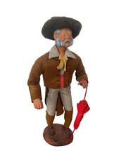 Santon de Provence habillés | Uomo con ombrello | S. PEIRANO Terracotta 28 cm