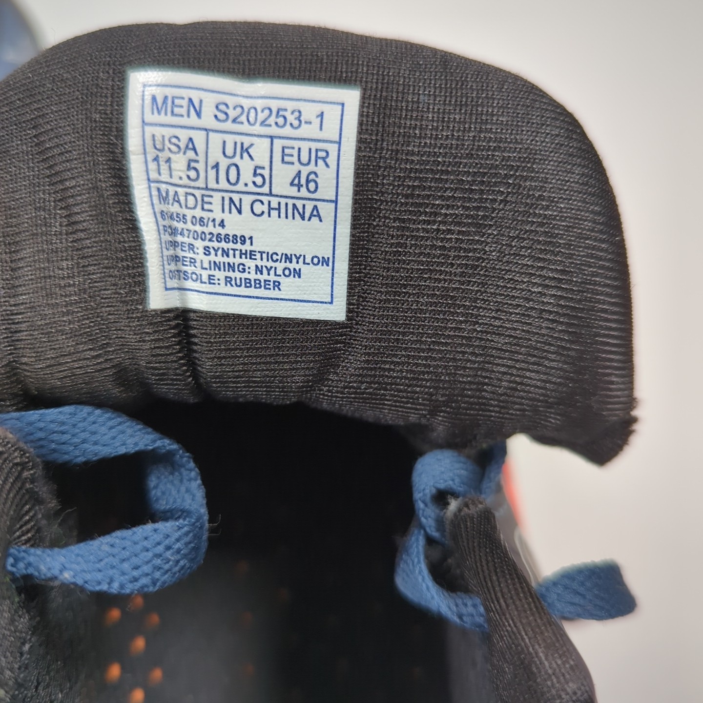 Saucony Kinvara 5 Running Shoes Mens 11.5 M Blue Orange Logo Sneakers EUC thumbnail 8