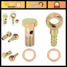 12mm Banjo Hose Barb Bolt Fittings Kit - Durable Automotive Plumbing Parts