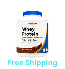 Nutricost Whey Protein Concentrate (Chocolate) 5 LBS / New