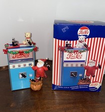 RARE VINTAGE Pepsi-Cola Miniature Musical Vending Machine In The Box Christmas