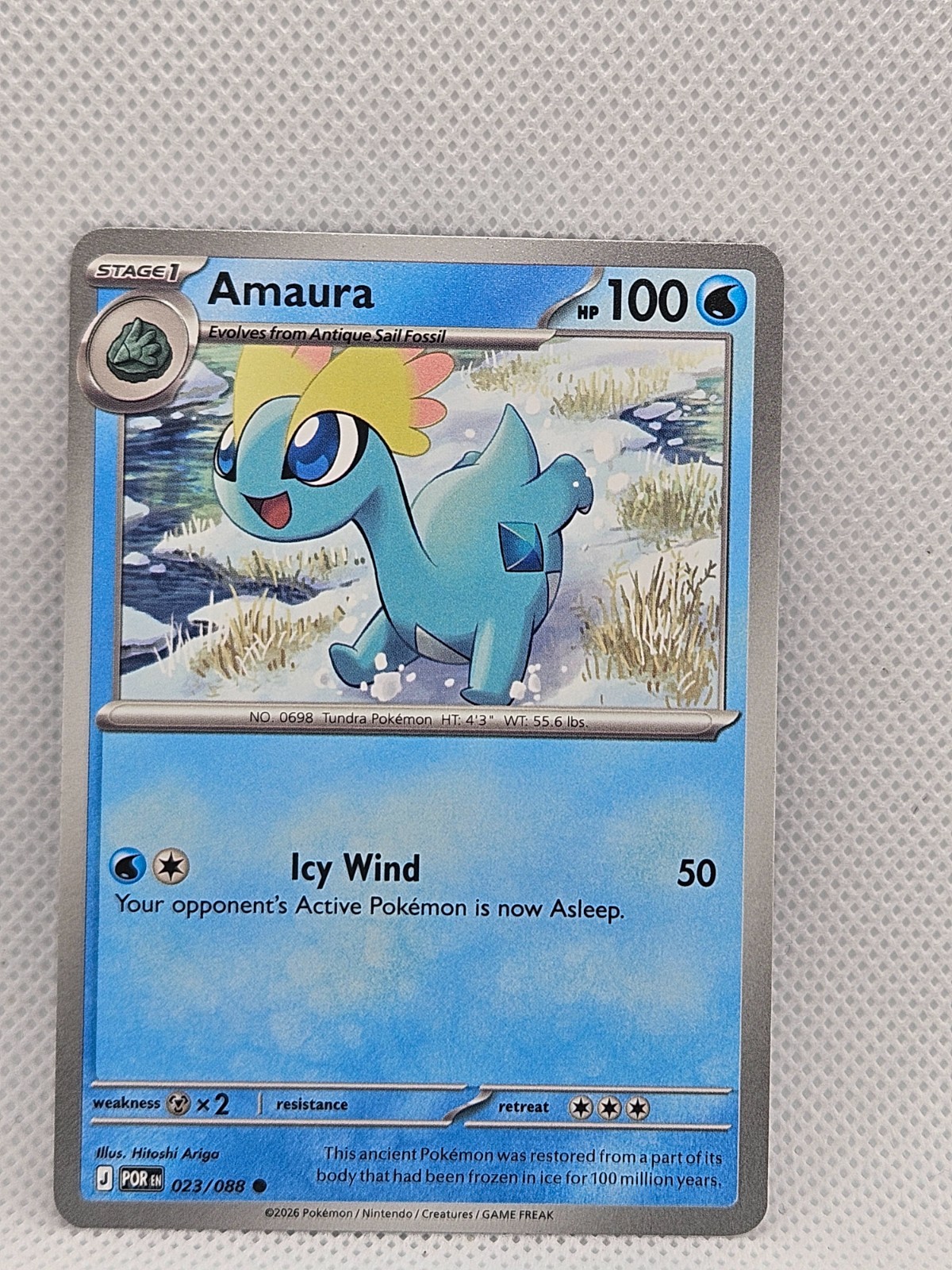 Amaura 023/088 ME03: Perfect Order Pokemon TCG Unplayed New NM