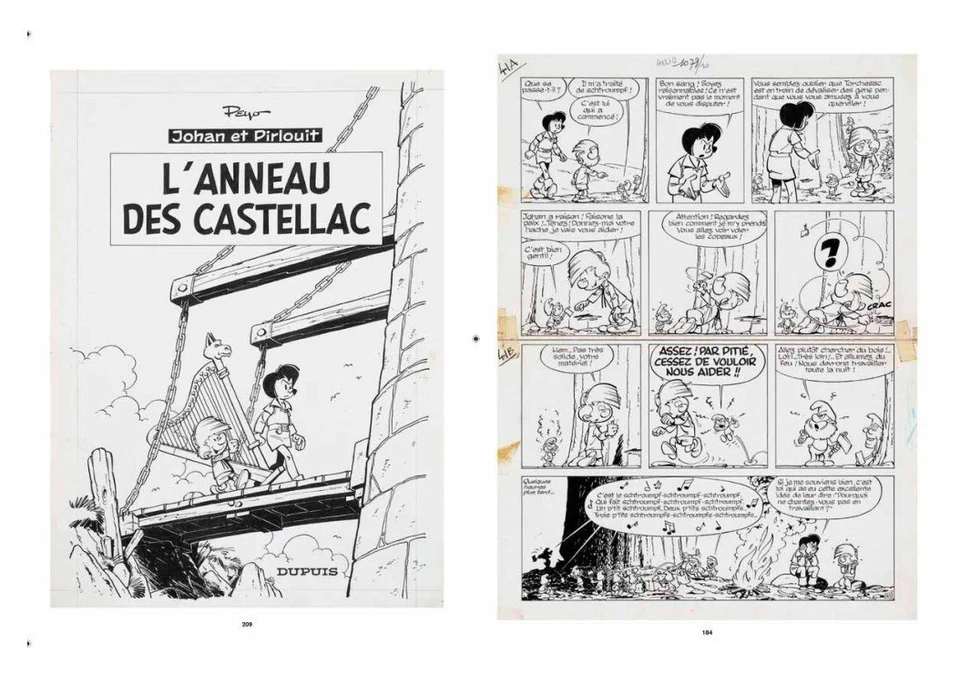 Beau livre - Une vie en dessins - Peyo - Johan et Pirlouit (2026) - Photo 2/3