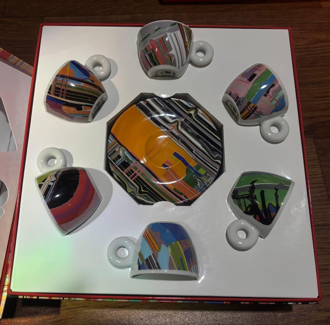 illy Art Collection Espresso Cup Set of 6 Boxed