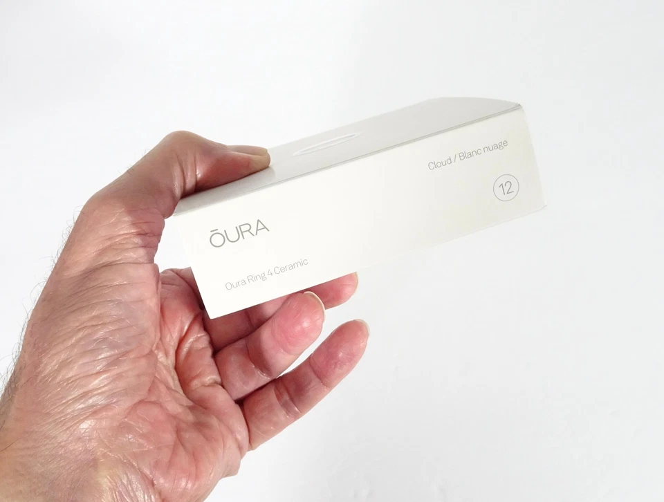 Oura Ring 4 Ceramic Cloud Size 12- Smart Ring/Fitness Tracker- NEW- FAST SHIP - Image 2 of 4