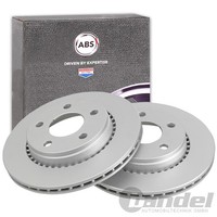 2X A.B.S. Bremsscheiben 269Mm Hinten Passend FüR Audi 100 200 A8