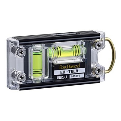 Ebisu Level Tool ED-TBLB Black Body Green Bubble Tube 10x1.9x4.3cm