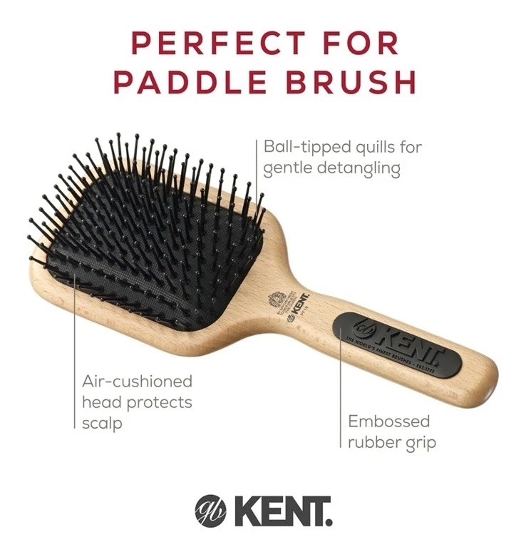 GB KENT Kent Royal Warrant Pelota Pin Cojín Paleta Cepillo, Grande Foto 4 de 4