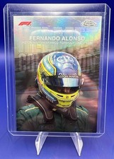 2024 Topps Chrome Formula 1 Fernando Alonso #HC-10 Helmet Collection