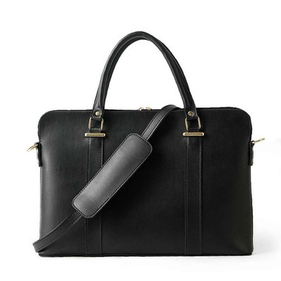 Slik Laptop Bag Black pure leather bag