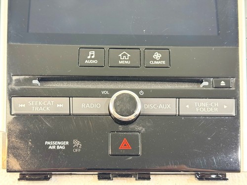 14-19 INFINITI Q50 Q60 DASH DASHBOARD AUDIO RADIO SWITCH CD PLAYER & DISPLAY OEM - Picture 4 of 7