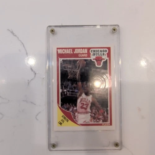 Fleer 1989-90 Michael Jordan #21 Scoring Avg. Ldr. Chicago Bulls NBA Card