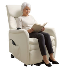 abc HOME Smart-Living Sessel B-Ware | Aufstehhilfe Massage | Liegefunktion