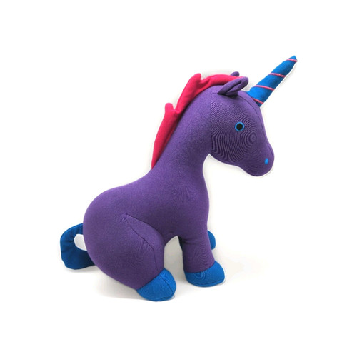 Noomi Pointy The Purple Unicorn Soft Squishy Plush Sensory Toy (33 cm / 13")