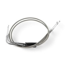 Motorcycle Throttle Idle Cable Braided Wire Kit Compatible with Harley 39"/1M