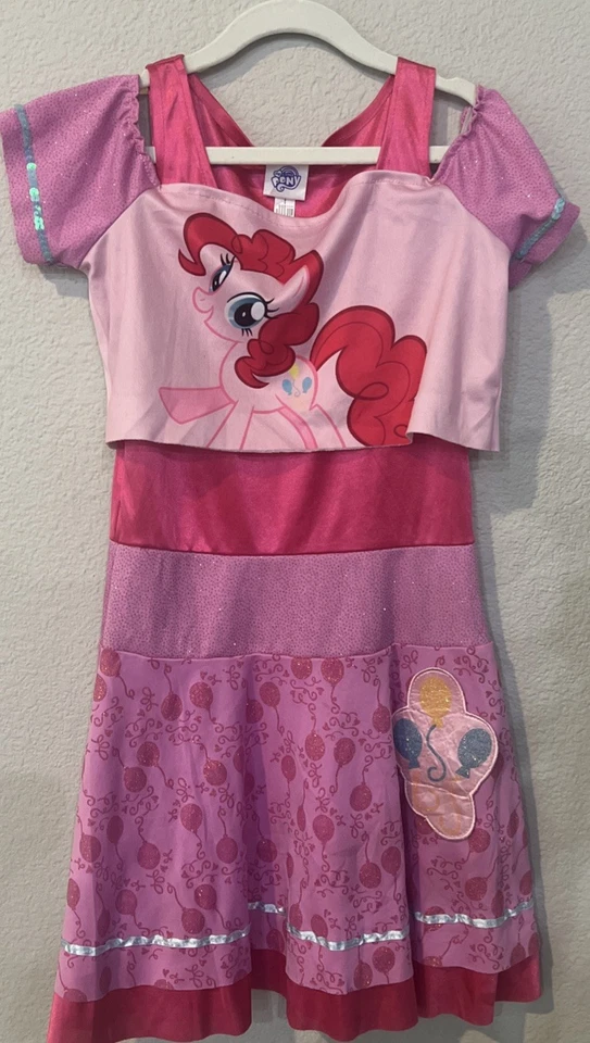 Disfraz My Little Pony Pinkie Pie ROSA PONY GIRL Incluye Vestido Solo MED 8-10 Foto 4 de 4