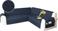 Waterproof Sectional Couch Cover L Shape Sofa Protector Non Slip Pet Friendly
