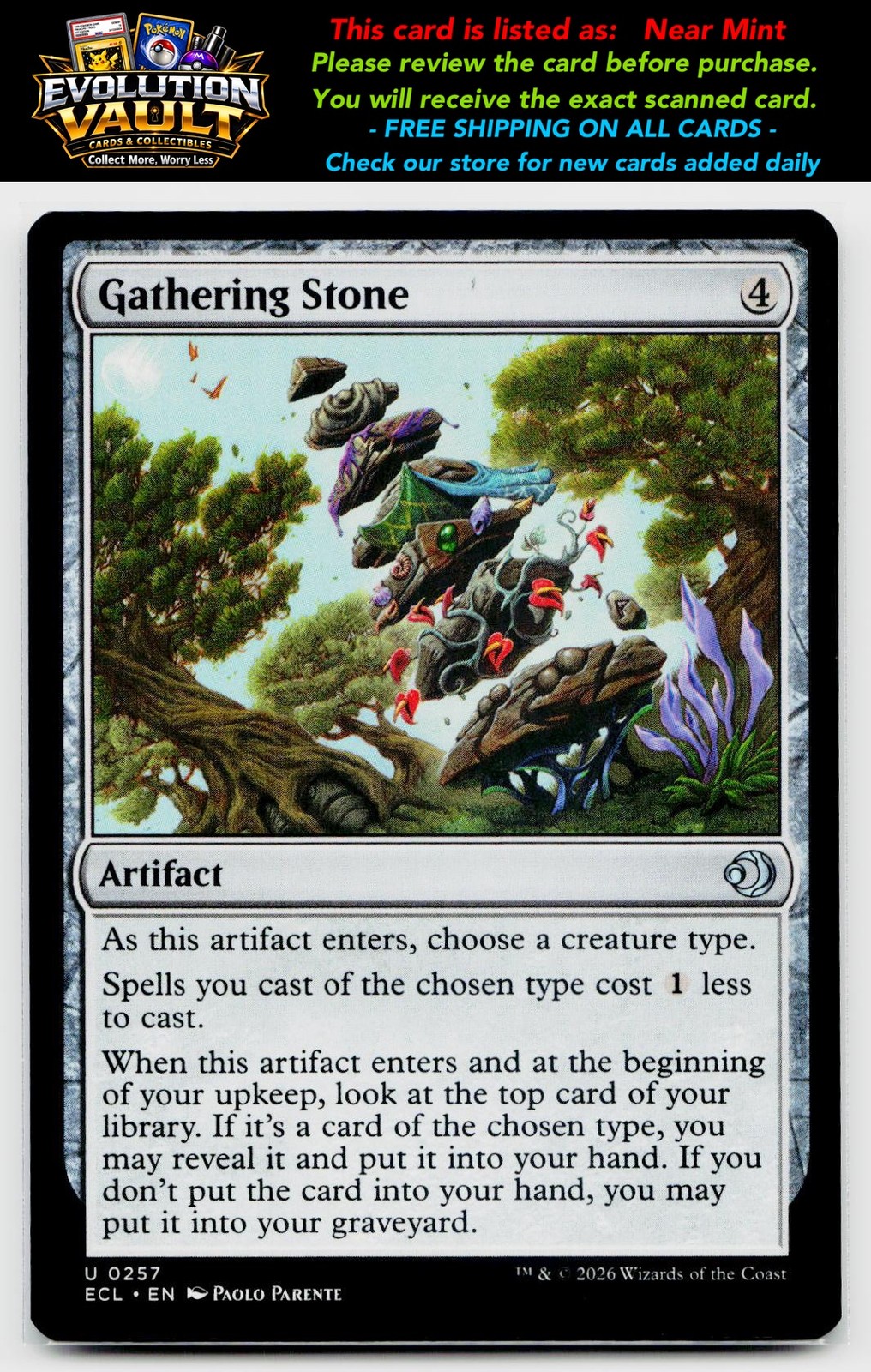 Lorwyn Eclipsed #257 Gathering Stone