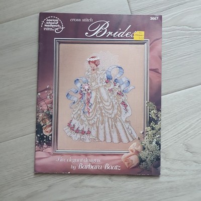 1995 American School of Needlework Brides Cross Stitch Pattern Barbara Baatz