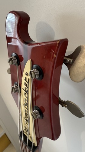 Rickenbacker 4001 S Bass 1979 (Vintage) Burgundyglo - Very rare - Picture 7 of 12