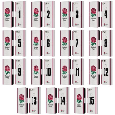 ENGLAND RUGBY UNION 2023/24 PLAYERS HOME KIT LEATHER BOOK CASE FOR GOOGLE PHONES