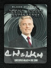 2025 James Bond Black Diamond 3/25 Christopher Walken as Max Zorin Auto 19a1