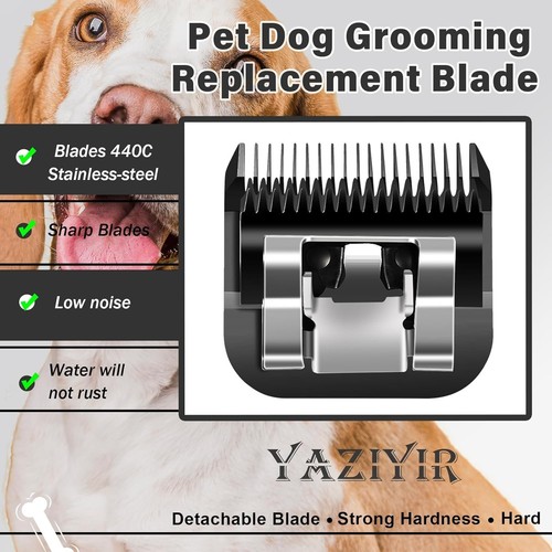 Hoja de acero desmontable para aseo de perros 5FC - Compatible con Andis Oster Wahl - Imagen 2 de 6