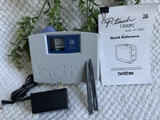 Brother P-touch 1500PC Label Printer w/ Case & Adapter / ラベルプリンター