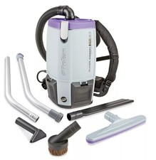 ProTeam Super Coach Pro 6 Backpack Vacuum Cleaner, 6 Quart, Kits 107100