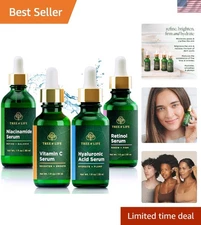 Facial Skin Care Set, Brightening, Firming, Hydrating, Dry Face, Dermatologis...