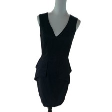 Vince Camuto Size 4 Black Sleeveless Dress