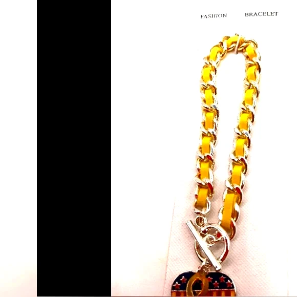 Support Our Troops Bracelet + US Flag Lapel Or Hat Pin - Image 4 of 4