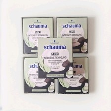 Schauma 3in1 Festes Shampoo 5er Pack  Aktivkohle & Tonerde  Vegan  je 60g OVP