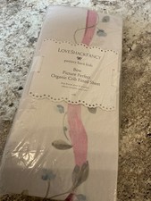 Pottery Barn Kids LoveShackFancy Bow Picture Perfect Crib Fitted Sheet NWT