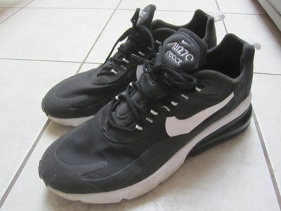 Nike Air Max 270 React Men Sz 11.5 C13866-004 Black White Sneakers Bigger Feet!