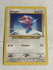 Porygon 78/105 Pokemon Neo Destiny Common Non Holo MP