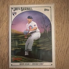 #16 Javier Assad RC Chicago Cubs 2023 Topps X Bob Ross The Joy of Baseball