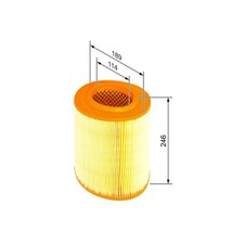Bosch F 026 400 039 Luftfilter f&uuml;r Alfa Romeo 159 Sportwagon SPIDER BRERA 159
